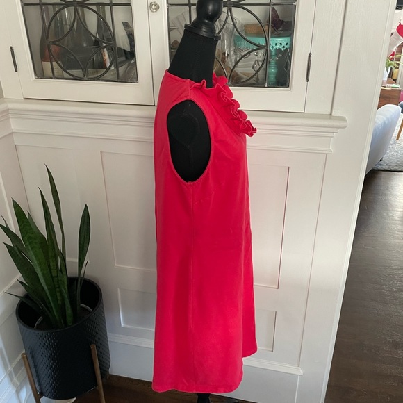 Red cotton Talbots dress - Picture 5 of 6